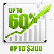 Up to $300